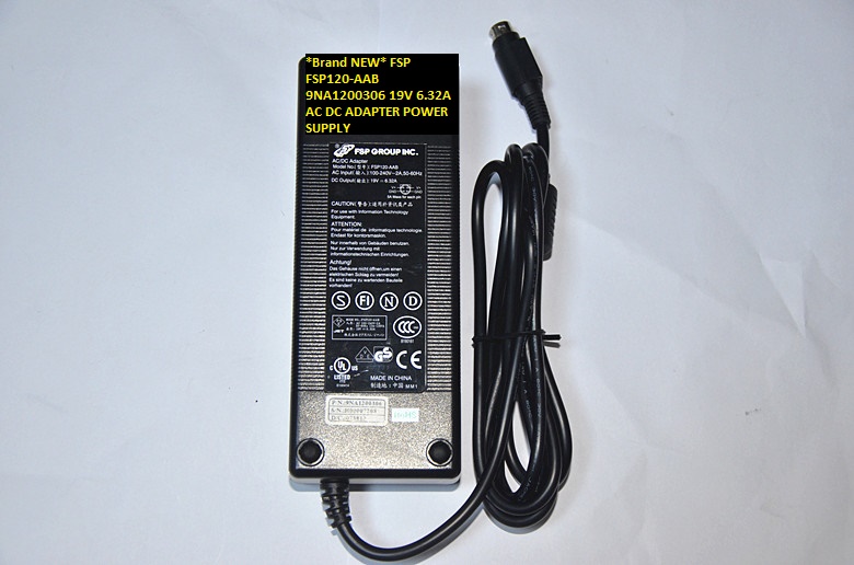 *Brand NEW* 4pin 19V 6.32A AC DC ADAPTER FSP 9NA1200306 FSP120-AAB POWER SUPPLY